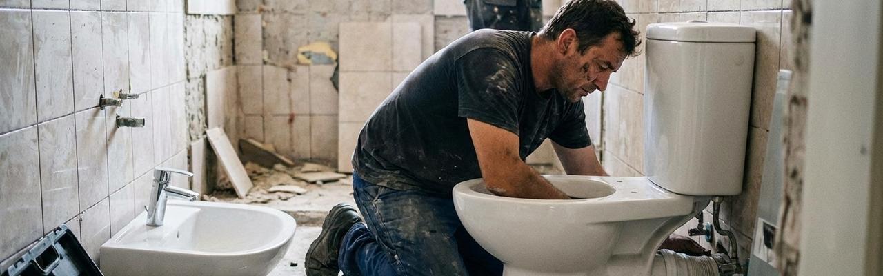 Instalación de sanitarios y grifería en Santurtzi