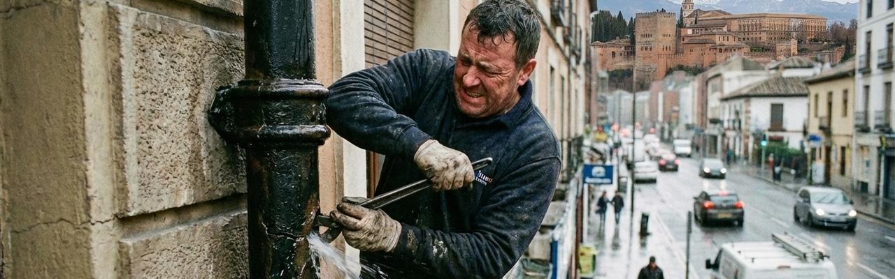 Reparación urgente de bajantes en Santurtzi